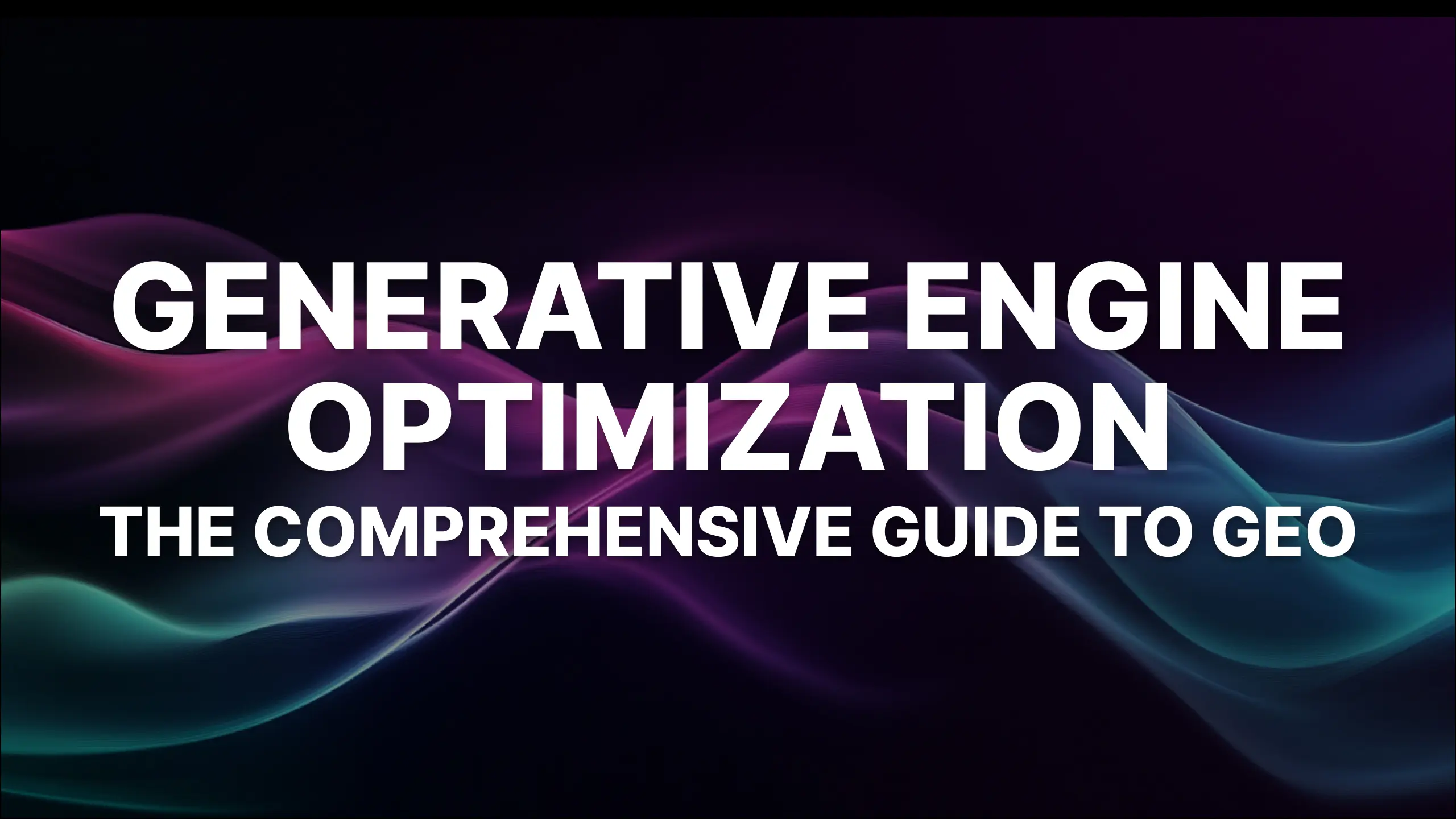 Generative Engine Optimization